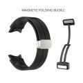 Silicone Watch Strap for Samsung Watch 5 4 44mm 40mm Strap for Samsung Watch 5 Pro 45mm Magnetic Buckle Bands for Samsung Galaxy Watch 4 40mm 44mm / 4 Classic 42mm 46mm Band Magnetic Clasp. 