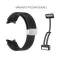 Silicone Watch Strap for Samsung Watch 5 4 44mm 40mm Strap for Samsung Watch 5 Pro 45mm Magnetic Buckle Bands for Samsung Galaxy Watch 4 40mm 44mm / 4 Classic 42mm 46mm Band Magnetic Clasp. 