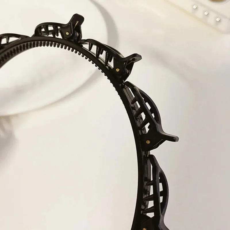 2PCS Double Bangs Hairstyle Hairpin Twist Plait Ha... – Grandado - View #11