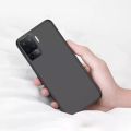 Oppo F19 Pro Soft Silicon Matte Black Back Cover with Airbag Antishock and Camera Protection. 