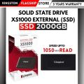 Kingston External SSD 1000/2000 GB USB 3.2 Gen 2 External SSD Drive - 3 Years Warranty. 