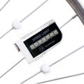 MeterMall Leds Bicycle Spoke Lamp Colorful Patterns Bicycle Wheel Light Cycling Signal Warning Flashlight. 