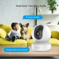 EZVIZ Smart Home Camera TY1 Full HD 1080 Model CS-TY1-B0-1G2WF WiFi CCTV Camera with Motion Detection | Smart Tracking | Two Way Talk | Smart Night Vision | Sleep Mode and MicroSD Card Slot Alexa Voice Control Features. 