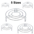 Universal Stainless Steel Round Heat Resistant Hot Pot And Pan Stand - Best Stainless Steel Round Steamer Steam Rack Kitchen Cooking All Sizs. 