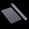 QUANBU 2020 2 Pcs Solid Acrylic Roller Rolling Pin Sculpey Polymer Clay Art Craft Accessories. 