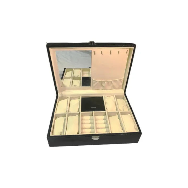 8%20Grids%20Watch%20Box%20PU%20Leather%20Watch%20Case%20Holder%20with%20Jewelry%20Organizer%20and%20Mirror%20Inside%20Soft%20Cushion%20Cream%20Color%20Watch,%20Jewelry%20and%20Rings%20Organizer%20-%20Image%204