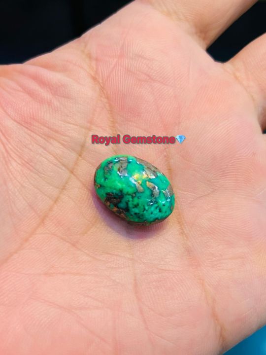 100%25%20Original%20Feroza%20Turquoise%20Stone%20for%20Ring%20&%20Bracelet%20Antique%20Gems%20only%20stone%20Weight%2022crt%20-%20Image%202