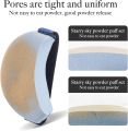 FANTZEI 6 Pieces Mini Powder Puff Face Soft Makeup Puff Velour Cosmetic Foundation Blender Sponge In Different 6 Colors Beauty Makeup Tools. 
