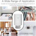 MOES Smart Radiator Thermostat Valve, ZIGBEE3.0 Intelligent Radiator Actuator Programmable Thermostatic Radiator Valve Temperature Controller Voice Control via Alexa. 