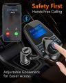 KM18 In-Car Bluetooth FM Transmitter. 
