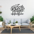 Wooden Geometric Trees with Fence Wooden Wall Art, Branch Wall Decor, 3D Wall Art, Livingroom Decor, Natural Decoration, Geometric Decor by Zento Stores - Customized. 