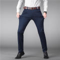 Pants for Men - Men's Clothing - Cotton Jeans Blue Pants: Excellent Quality Fabric, Classic Denim for Your Collection. 