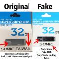 Sonic 32 GB USB 3.1 Flash Drive with Slope Design - Black. 