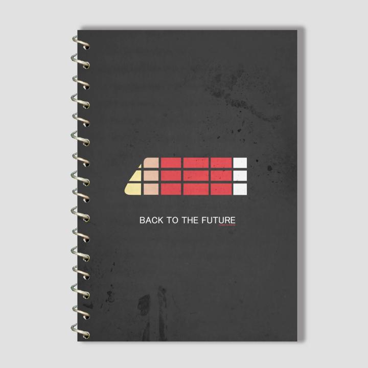 Spiral Notebook A4 or A5  -  Back to the Future
