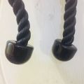 Tricep Rope Pull Down - 27" & 36" Length - Easy Grip, Non-Slip Cable Attachment for Gym & Home Workout. 