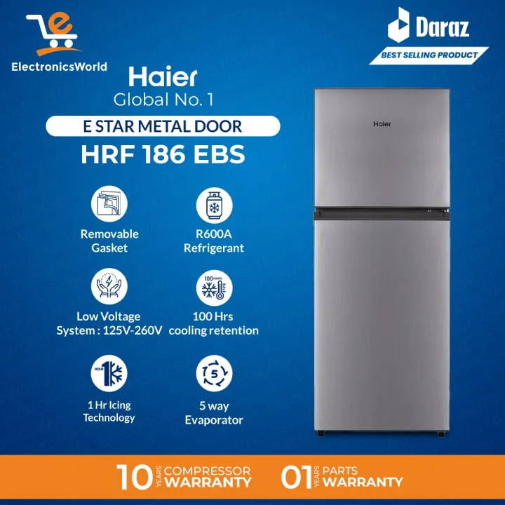 Haier%20Refrigerator%20%7C%20Model%20HRF-186%20EBD%20/%20EBS%20%7C%20E-Star%20Series%20%7C%206.5%20Cubic%20Feet%20(Deepest%20Freeze%20+Direct%20Cool+%201%20Hour%20Icing%20Technology%20+%20Metal%20Door+LVS%20Technology)%20Golden/Silver%20Color/Refrigerator/%2010%20Years%20Brand%20Warranty%20-%20Image%204