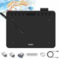 UGEE S640W 6x4 Inch Graphics Drawing Tablet,Portable Digital Draw Art Pad with Pen 8192 Levels Battery-Free Stylus Compatible for Mac, Windows Linux PC and Android. 
