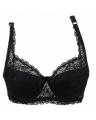 Underwire Full Coverage Lace Sheer Bra. 