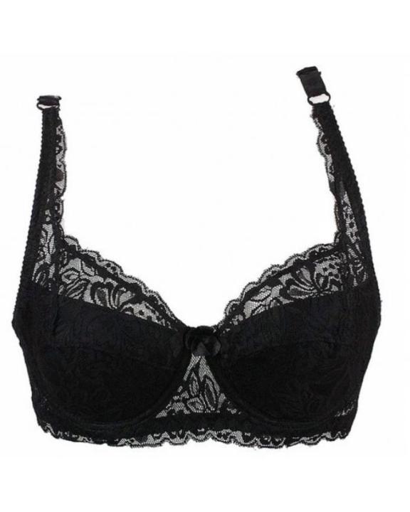Underwire Full Coverage Lace Sheer Bra