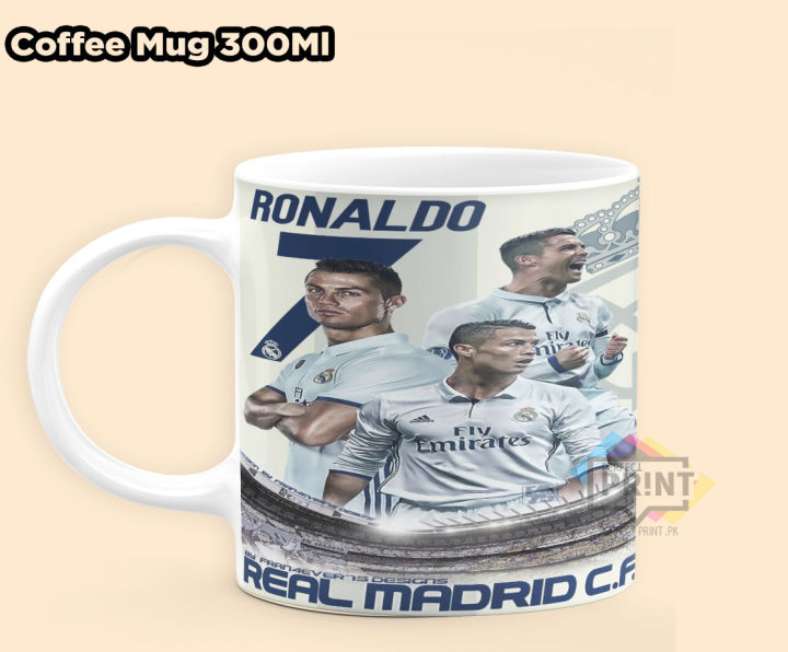 Custom Ronaldo Mug | CR7 Coffee Cup for Football Fans