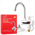 Instant Electric Hot Water Tap Geyser for Kitchen & Bathroom - 3000W Fast Heating Faucet with LED Digital Temperature Display - Tankless Water Heater. 