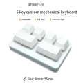 6 Keys Customized Shortcut Keyboard Gaming Recording Mute Stock Beater Hot Swap Mechanical Copy Paste Keyboard. 
