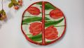Zipper Roti Cover,handmade kitchen item,fabric hotpot,food warmer. 