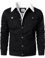 New Jeans jacket Sherpa Denim Jacket with White Fur. 