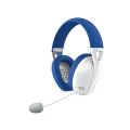 Redragon H848 Bluetooth Wireless Gaming Headset White Blue Lightweight  7.1 Surround Sound Multi Platforms for PC, PS5/4/3, Switch, Mobile. 