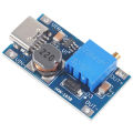 MT3608 DC-DC 2A Step Up Adjustable Boost Module Power Supply Booster Module With Type-C USB 2V-24V to 5V 9V 12V 28V for Arduino. 