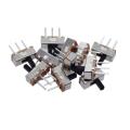 Pack of 5 - Mini On-off Slide Switch 3Pin 1P2T 2 Position. 