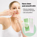 12/24Pcs Facial Lip Wax Strips Double-sided Waxing Paper For Face Chin Upper Lip Jaw Eyebrow Beard Hair Removal. 