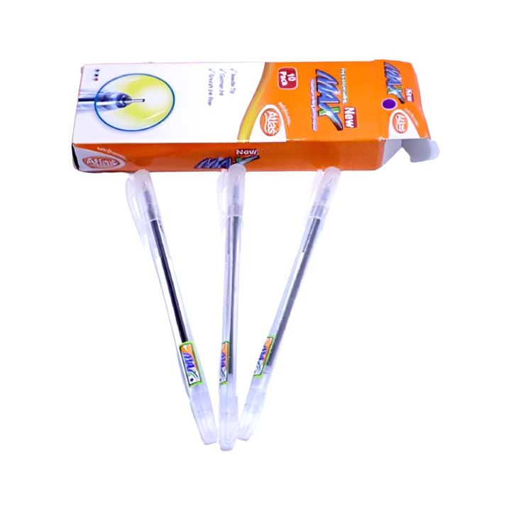 Maxpoint Pen New Max BallPoint Pen , Ball Pen , Pack of 10 Ball Point Pen Atlas max ...