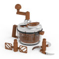 High Quality Quick Manual Hand Food Chopper with stainless steel sharp blades use for chopping vegetables, fruits, meats and salad. 