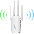 Wifi Range Extender By J00WIN JW-WR758AC 1200Mbps High Speed 2.4G&5.8G Dual Band Wireless Extender Use 4*3 dBi Antennas Long Signal. 