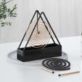 (1 Piece) Mosquito Coil Stand Triangle Anti-scald Mosquito Coil Stand Wax Melt Burner Home Decoration Aromatherapy Burner.. 