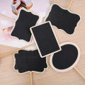 1/5PCS Creative Small Blackboard Mini Chalkboards Graduation Party Memo Message Wooden Writing Tool. 