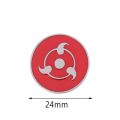 【Pocket king VOX 】Anime Naruto Akatsuki Metal Ninja Shuriken Halloween Cosplay Accessories. 