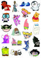 Random Mix Cartoon Sticker Pack (20/40/60/80/100 Pcs) 2 Inch Premium Quality Stickers for Laptop, Bottle, Phone, Scrapbook, Wall, Diary – Perfect for Cartoon Fans, Lovers & Collectors. 