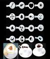 16 Pcs - Creative Nice Coffee Barista Stencils Template. 