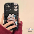 Cartoon Cute Rabbit Phone Case Compatible for IPhone 7Plus 11 13 12 15 14 Pro Max XR 7 15 6 8 6S Plus XS MAX X SE 2020 Lovely Rabbit 3D Wavy Curved Edge Soft Back Cover. 