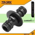 Tolsen 2-way Hose Coupling 1/2 inch- half Inch diameter 2 Way Hose Connector. 
