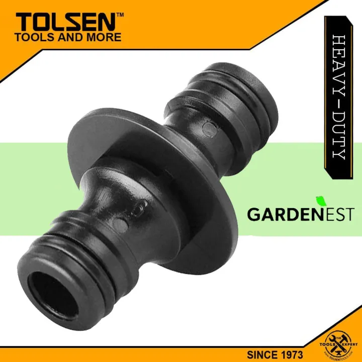 Tolsen%202-way%20Hose%20Coupling%201/2%20inch-%20half%20Inch%20diameter%202%20Way%20Hose%20Connector%20-%20Image%203