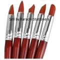 5pcs Professional Silicone Rubber Tip Paint Brushes Set. 