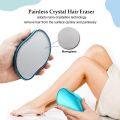 Reusable Crystal Hair Eraser Physical Hair Removal Tool Painless Safe Epilator Body Hair Remover Depilation Glass Shaver. 