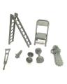 Flex Force Wrestling Ring With Action Figures - 6 Inches. 