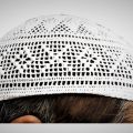 Bangladeshi Cotton Handmade Knitted Cap / Namaz Topi / Islamic Kufi Prayer Cap. 