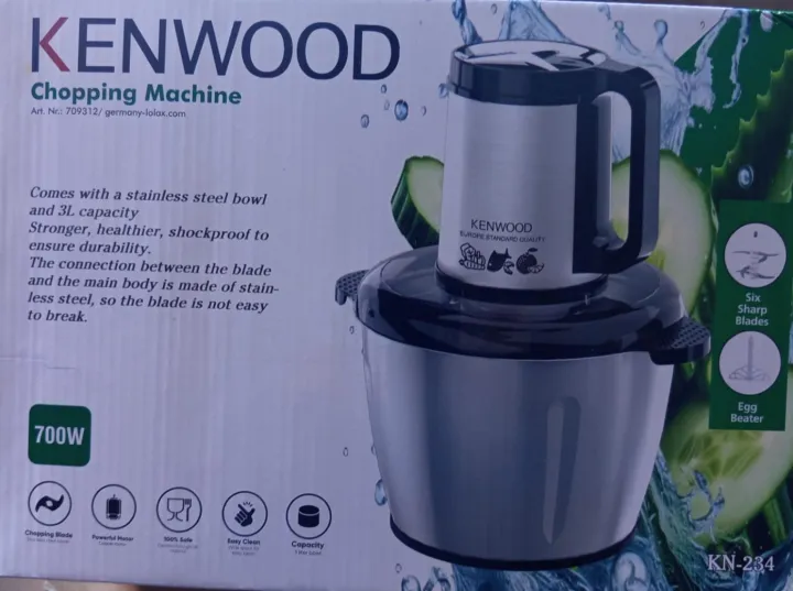 Portable%203%20Litre%206%20Titanium%20Blades%20Stainless%20Steel%20Electric%20Meat%20Grinder%20/%20Chopper%20/%20Mincer%204%20%20/%206%20Blades%20Silver%20Crest%202%20in%201%201000%20watts%20with%20Mixer%20Kolax%20/%20Silver%20Crest/%20GSNationa%20Kenwood%20-%20Image%204