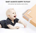 Silicone Table Protector Transparent Corner Protector Baby Safety Silicone Protector Table Corner Edge Protection Cover - 4/8/12 Pcs. 