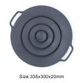 Silicone anti-spill pot cover dust-proof and splash-proof boiling Gaia flower-type anti-spill pot cover home kitchen. 